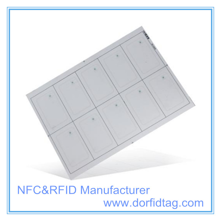 13.56mhz RFID card inlay prelam Mifare plux 4k card manufacturer
